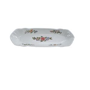 Aynsley Cottage Garden Swirl Mint Tray Butterfly Flowers Floral 10x3in